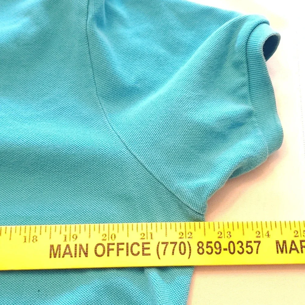 Polo Ralph Lauren Blue Custom Fit Polo Shirt Men's Large Pony Logo